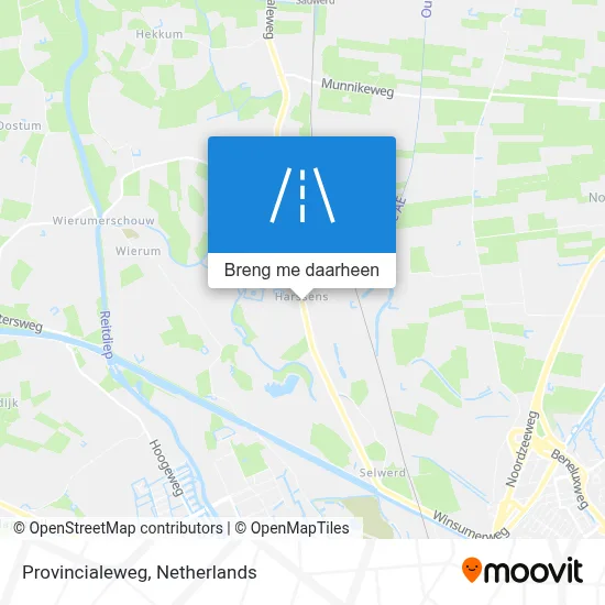 Provincialeweg kaart