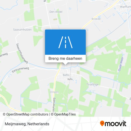 Meijmaweg kaart