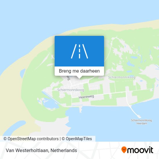 Van Westerholtlaan kaart