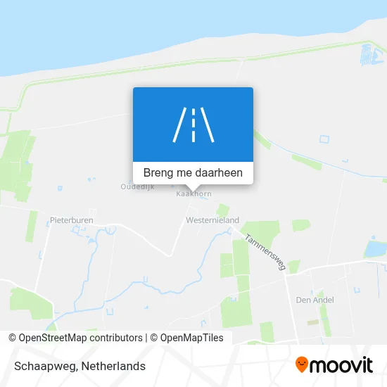 Schaapweg kaart