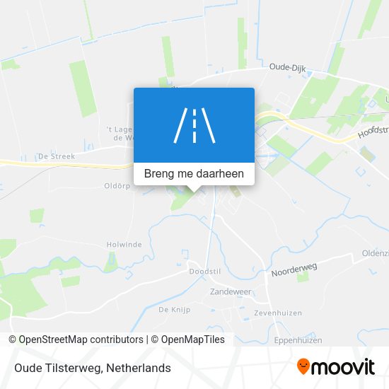 Oude Tilsterweg kaart