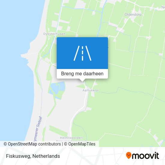 Fiskusweg kaart