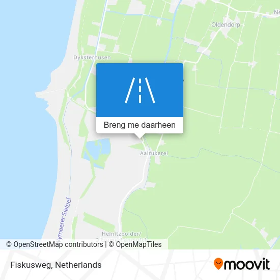 Fiskusweg kaart