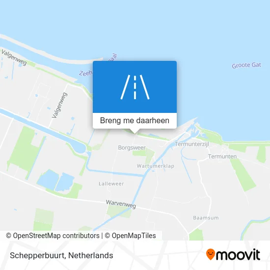 Schepperbuurt kaart