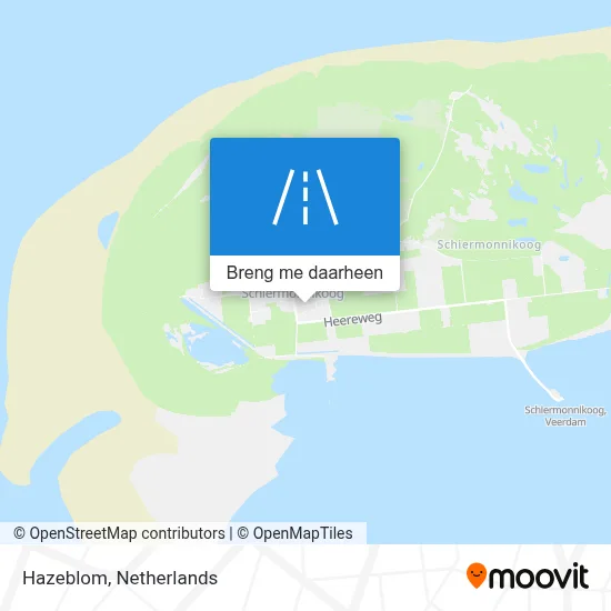 Hazeblom kaart