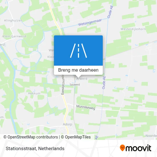 Stationsstraat kaart