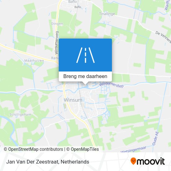 Jan Van Der Zeestraat kaart
