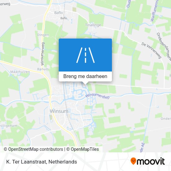 K. Ter Laanstraat kaart