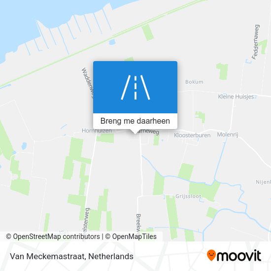 Van Meckemastraat kaart