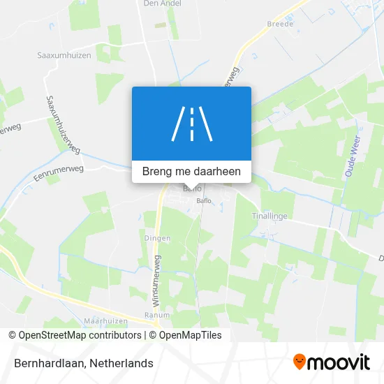 Bernhardlaan kaart