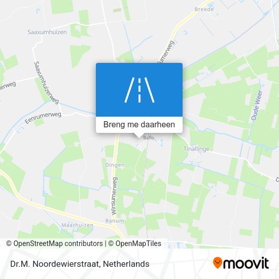 Dr.M. Noordewierstraat kaart
