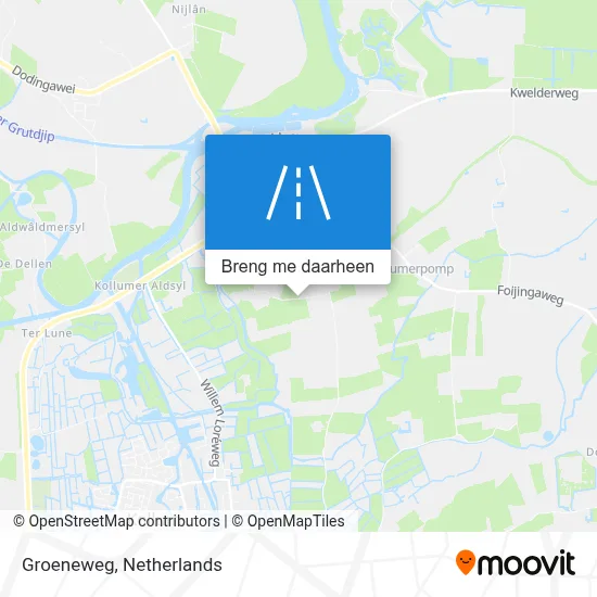 Groeneweg kaart
