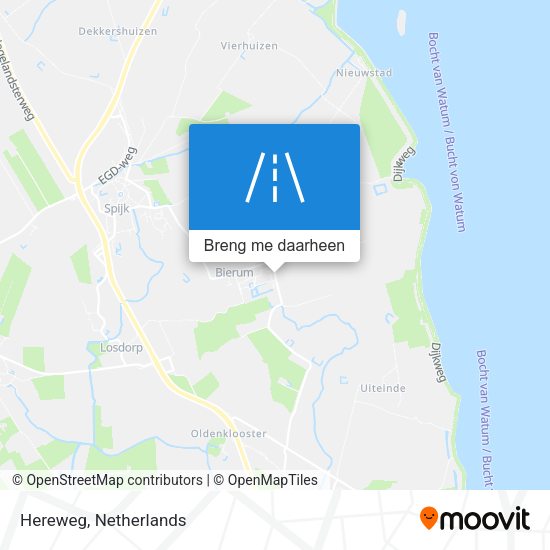 Hereweg kaart