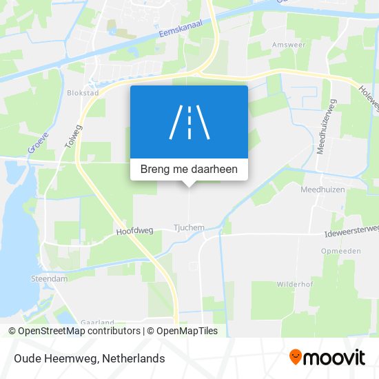 Oude Heemweg kaart