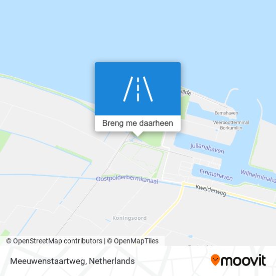 Meeuwenstaartweg kaart