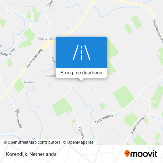 Korendijk kaart