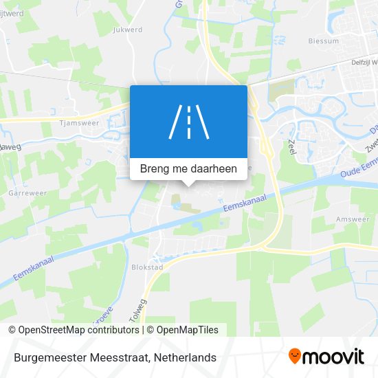 Burgemeester Meesstraat kaart