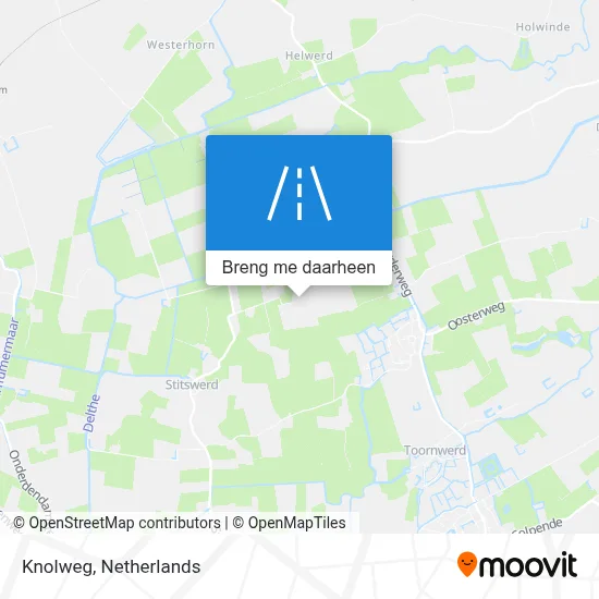 Knolweg kaart