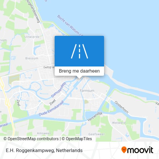 E.H. Roggenkampweg kaart