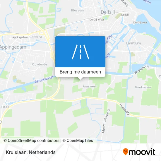 Kruislaan kaart