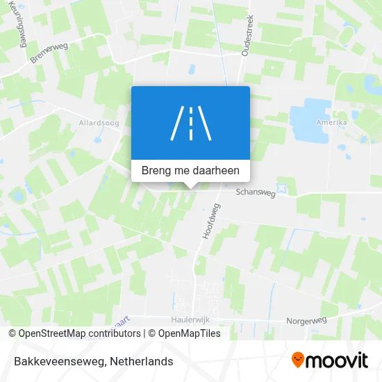 Bakkeveenseweg kaart