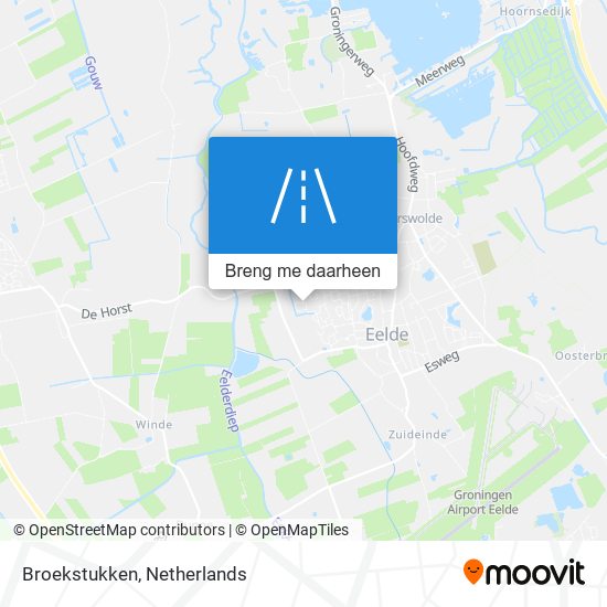 Broekstukken kaart