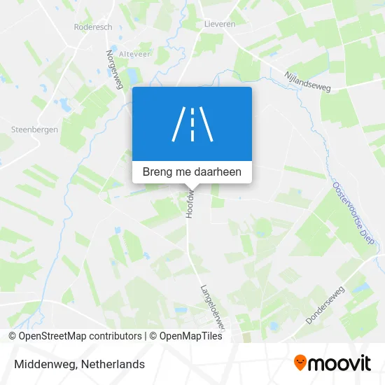 Middenweg kaart