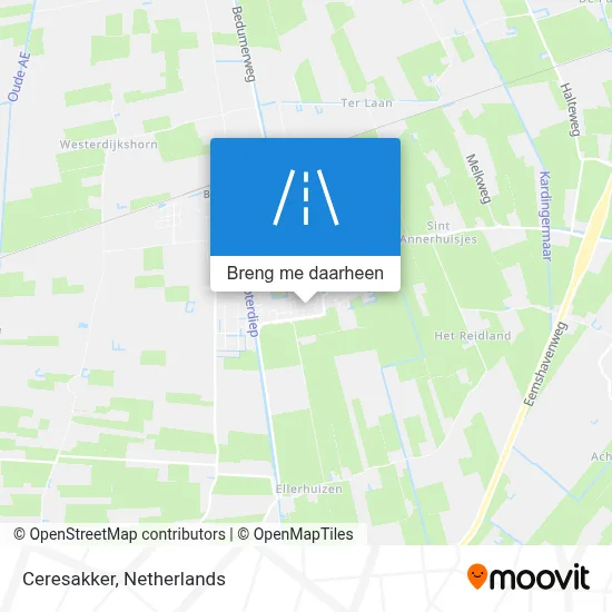 Ceresakker kaart