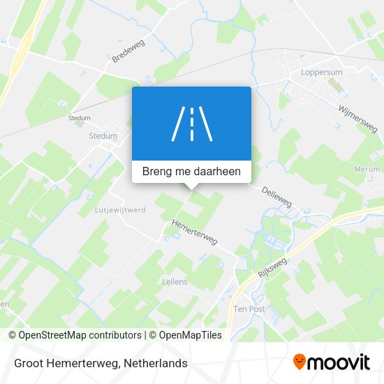 Groot Hemerterweg kaart