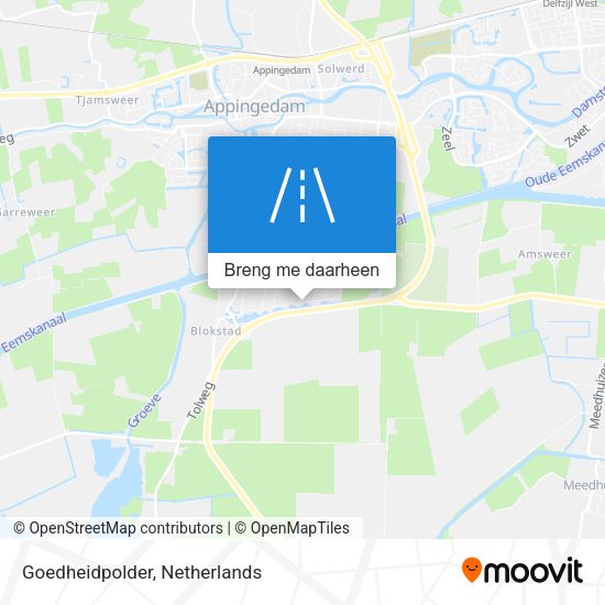 Goedheidpolder kaart