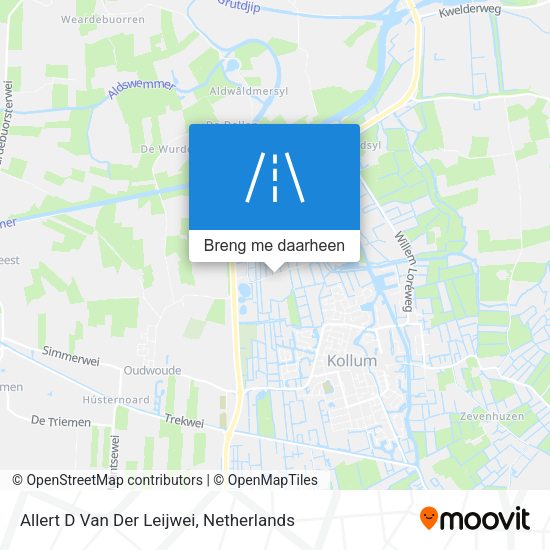 Allert D Van Der Leijwei kaart