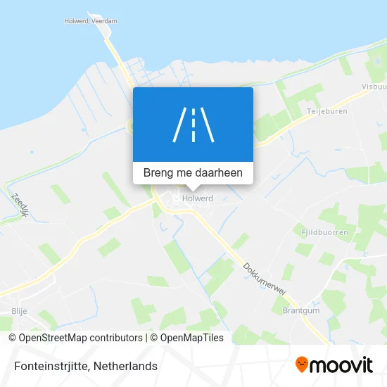 Fonteinstrjitte kaart