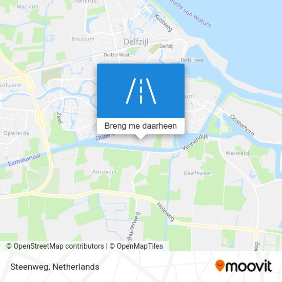 Steenweg kaart