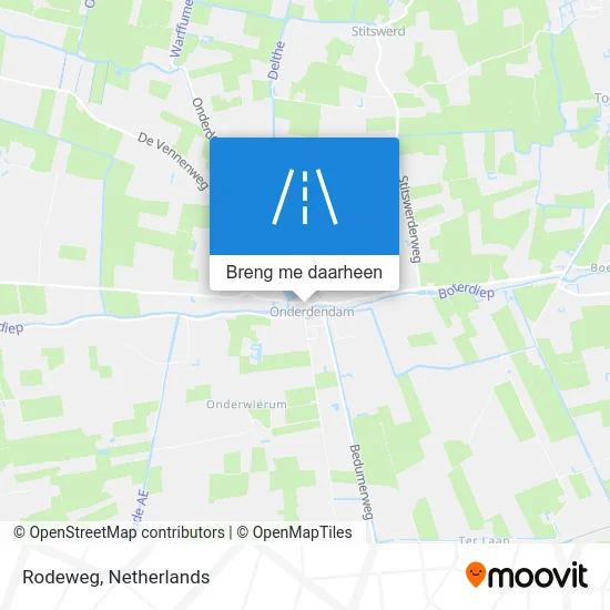 Rodeweg kaart
