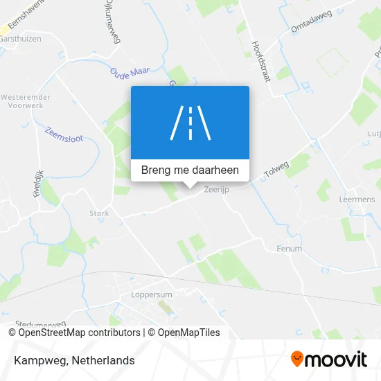 Kampweg kaart