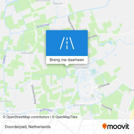 Doorderpad kaart