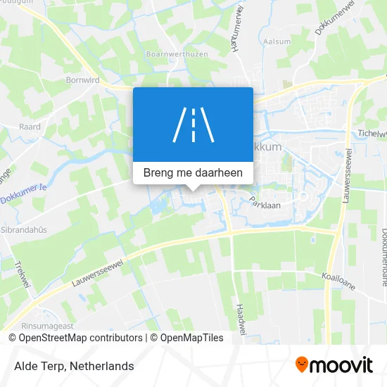 Alde Terp kaart