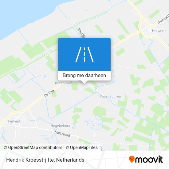 Hendrik Kroesstrjitte kaart
