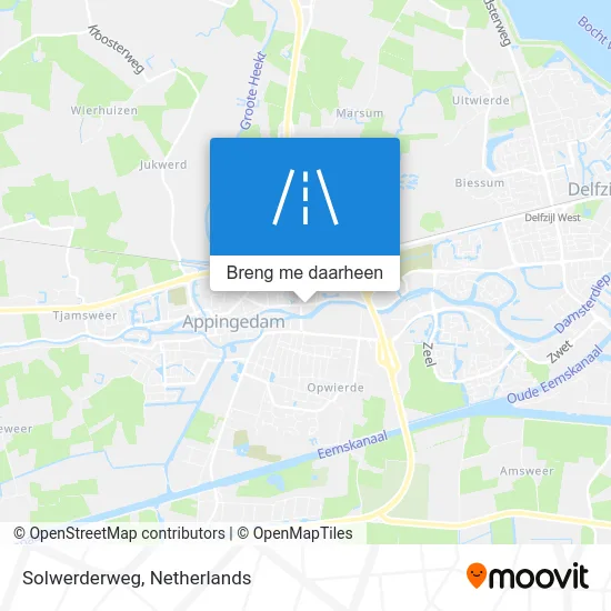 Solwerderweg kaart