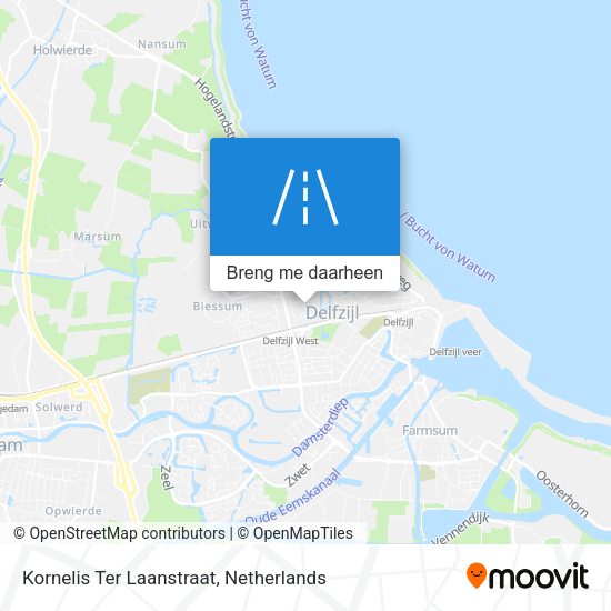 Kornelis Ter Laanstraat kaart