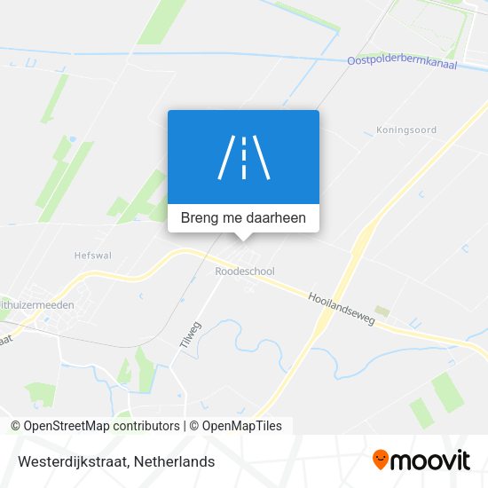 Westerdijkstraat kaart