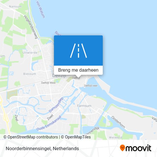 Noorderbinnensingel kaart