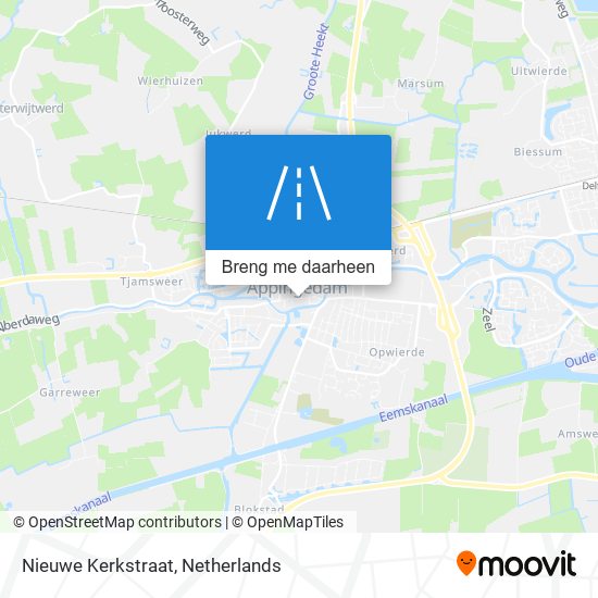 Nieuwe Kerkstraat kaart