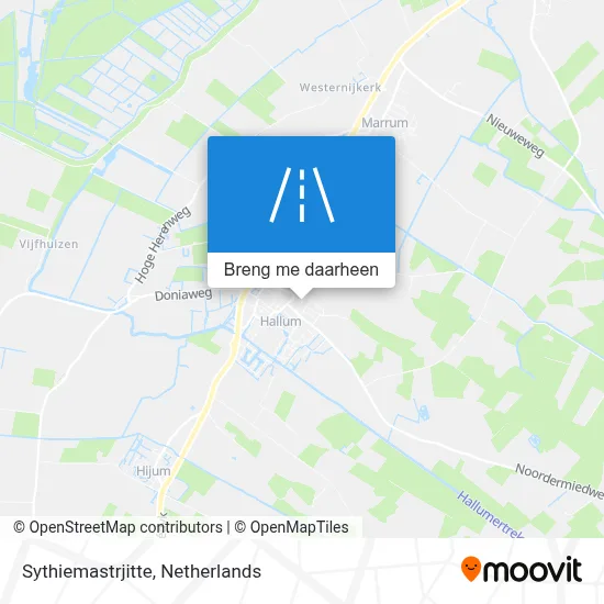 Sythiemastrjitte kaart