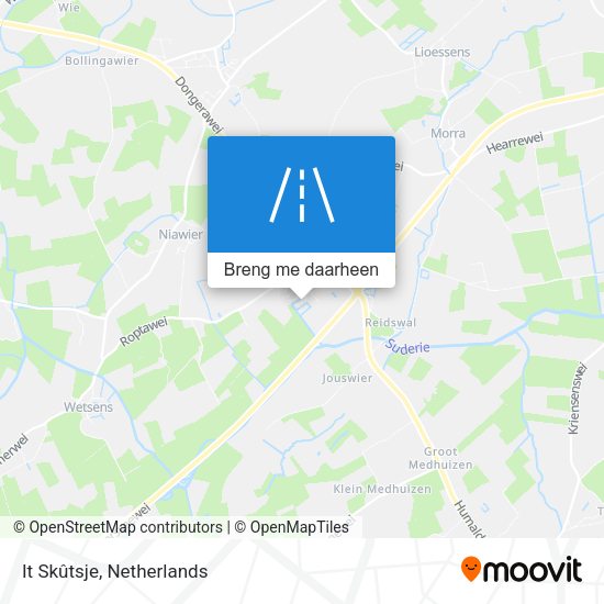 It Skûtsje kaart