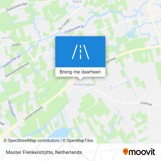 Master Frenkelstrjitte kaart