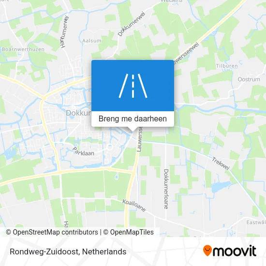 Rondweg-Zuidoost kaart
