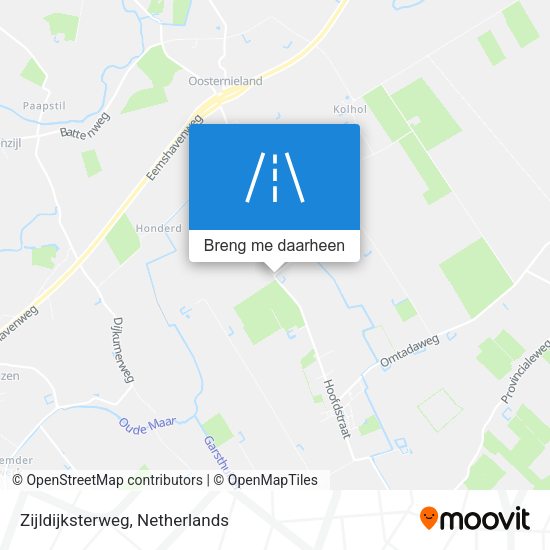 Zijldijksterweg kaart