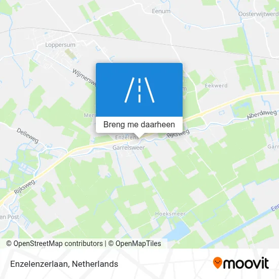Enzelenzerlaan kaart