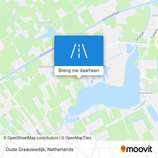 Oude Graauwedijk kaart